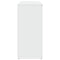 vidaXL Sideboard White 90.5x29.5x65 cm Engineered Wood