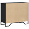 vidaXL Chest of Drawers Black 91x35.5x74.5 cm Engineered wood