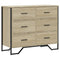 vidaXL Chest of Drawers Sonoma Oak 91x35.5x74.5 cm Engineered wood