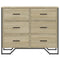 vidaXL Chest of Drawers Sonoma Oak 91x35.5x74.5 cm Engineered wood