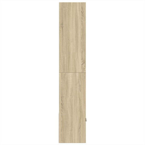 vidaXL Bookcase Sonoma Oak 70x36x189 cm Engineered Wood