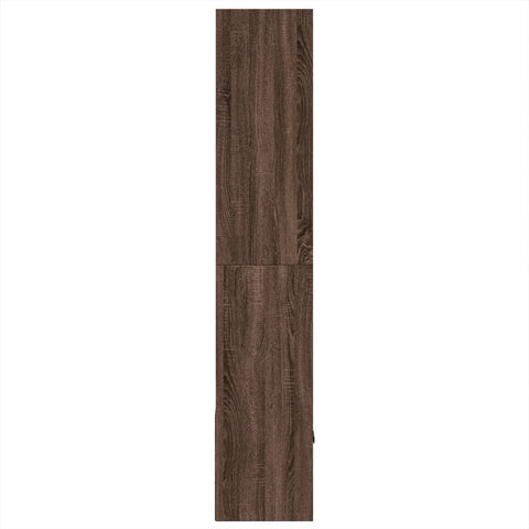vidaXL Bookcase Brown Oak 70x36x189 cm Engineered Wood