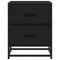 vidaXL Bedside Cabinets 2 pcs Black 40x31x50 cm Engineered Wood