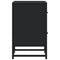 vidaXL Bedside Cabinets 2 pcs Black 40x31x50 cm Engineered Wood
