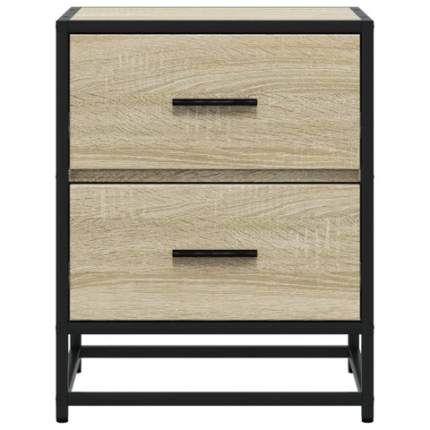 vidaXL Bedside Cabinet Sonoma Oak 40x31x50 cm Engineered Wood