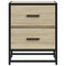 vidaXL Bedside Cabinet Sonoma Oak 40x31x50 cm Engineered Wood