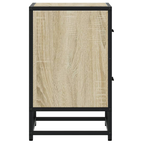 vidaXL Bedside Cabinet Sonoma Oak 40x31x50 cm Engineered Wood