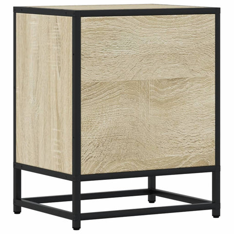vidaXL Bedside Cabinet Sonoma Oak 40x31x50 cm Engineered Wood