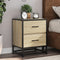 vidaXL Bedside Cabinet Sonoma Oak 40x31x50 cm Engineered Wood