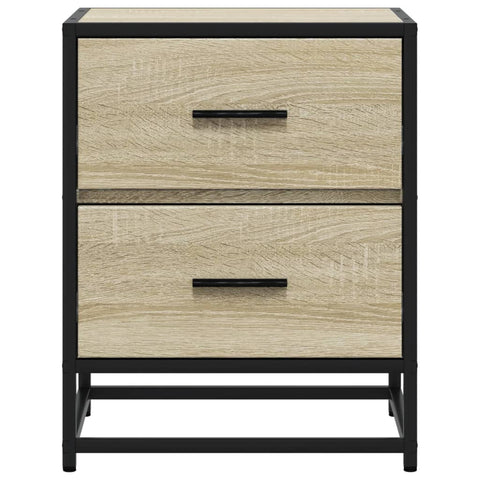 vidaXL Bedside Cabinets 2 pcs Sonoma Oak 40x31x50 cm Engineered Wood