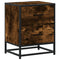 vidaXL Bedside Cabinets 2 pcs Smoked Oak 40x31x50 cm Engineered Wood