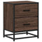 vidaXL Bedside Cabinet Brown Oak 40x31x50 cm Engineered Wood