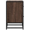 vidaXL Bedside Cabinet Brown Oak 40x31x50 cm Engineered Wood