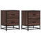 vidaXL Bedside Cabinets 2 pcs Brown Oak 40x31x50 cm Engineered Wood