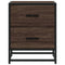 vidaXL Bedside Cabinets 2 pcs Brown Oak 40x31x50 cm Engineered Wood