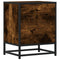 vidaXL Bedside Cabinet Smoked Oak 40x31x50 cm Engineered Wood