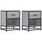 vidaXL Bedside Cabinets 2 pcs Grey Sonoma 40x31x50 cm Engineered Wood