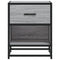 vidaXL Bedside Cabinets 2 pcs Grey Sonoma 40x31x50 cm Engineered Wood