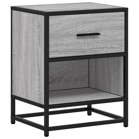 vidaXL Bedside Cabinets 2 pcs Grey Sonoma 40x31x50 cm Engineered Wood