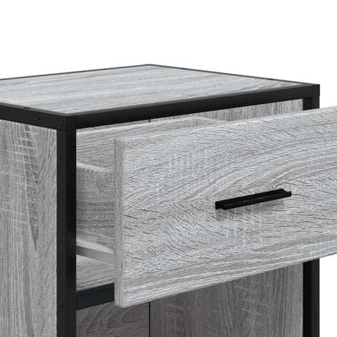 vidaXL Bedside Cabinets 2 pcs Grey Sonoma 40x31x50 cm Engineered Wood