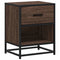 vidaXL Bedside Cabinet Brown Oak 40x31x50 cm Engineered Wood