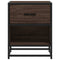 vidaXL Bedside Cabinet Brown Oak 40x31x50 cm Engineered Wood