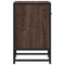vidaXL Bedside Cabinet Brown Oak 40x31x50 cm Engineered Wood
