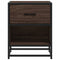 vidaXL Bedside Cabinets 2 pcs Brown Oak 40x31x50 cm Engineered Wood
