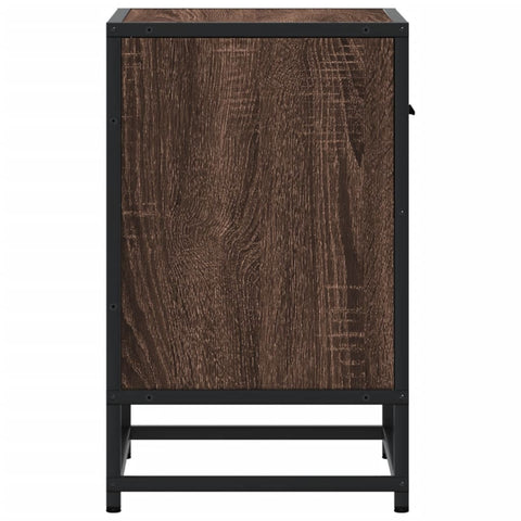 vidaXL Bedside Cabinets 2 pcs Brown Oak 40x31x50 cm Engineered Wood