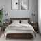vidaXL Bedside Cabinets 2 pcs Sonoma Oak 40x31x50 cm Engineered Wood and Metal