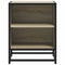 vidaXL Bedside Cabinets 2 pcs Sonoma Oak 40x31x50 cm Engineered Wood and Metal