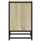 vidaXL Bedside Cabinets 2 pcs Sonoma Oak 40x31x50 cm Engineered Wood and Metal