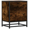 vidaXL Bedside Cabinets 2 pcs Smoked Oak 40x31x50 cm Engineered Wood and Metal