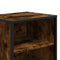 vidaXL Bedside Cabinets 2 pcs Smoked Oak 40x31x50 cm Engineered Wood and Metal
