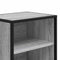 vidaXL Bedside Cabinet Grey Sonoma 40x31x50 cm Engineered Wood and Metal