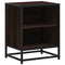 vidaXL Bedside Cabinets 2 pcs Brown Oak 40x31x50 cm Engineered Wood and Metal