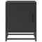 vidaXL Bedside Cabinets 2 pcs Black 40x31x50 cm Engineered Wood and Metal
