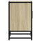 vidaXL Bedside Cabinets 2 pcs Sonoma Oak 40x31x50 cm Engineered Wood and Metal