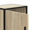vidaXL Bedside Cabinets 2 pcs Sonoma Oak 40x31x50 cm Engineered Wood and Metal