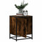 vidaXL Bedside Cabinets 2 pcs Smoked Oak 40x31x50 cm Engineered Wood and Metal