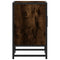 vidaXL Bedside Cabinets 2 pcs Smoked Oak 40x31x50 cm Engineered Wood and Metal