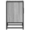 vidaXL Bedside Cabinets 2 pcs Grey Sonoma 40x31x50 cm Engineered Wood and Metal