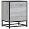 vidaXL Bedside Cabinets 2 pcs Grey Sonoma 40x31x50 cm Engineered Wood and Metal