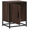 vidaXL Bedside Cabinets 2 pcs Brown Oak 40x31x50 cm Engineered Wood and Metal