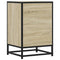 vidaXL Bedside Cabinet Sonoma Oak 40x34.5x60 cm Engineered Wood and Metal
