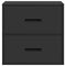 vidaXL Wall-mounted Bedside Cabinets 2 pcs Black 40x31x39.5 cm