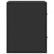 vidaXL Wall-mounted Bedside Cabinets 2 pcs Black 40x31x39.5 cm