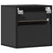vidaXL Wall-mounted Bedside Cabinets 2 pcs Black 40x31x39.5 cm