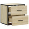 vidaXL Wall-mounted Bedside Cabinet Sonoma Oak 40x31x39.5 cm