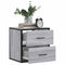 vidaXL Wall-mounted Bedside Cabinet Grey Sonoma 40x31x39.5 cm